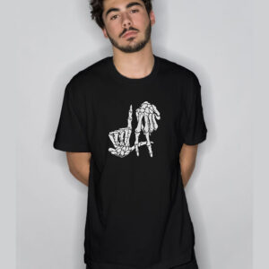 All American Spencer James Daniel Ezra LA Hand Skeleton T-Shirt
