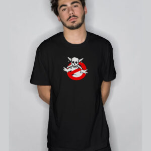 Andrew Garfield Ghostbusters Skull Parody Vintage T-Shirt