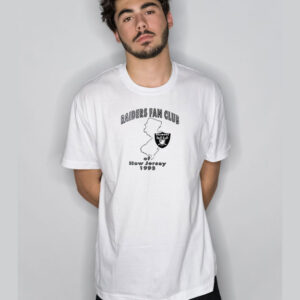 Vintage Raiders Fan Club Of New Jersey 1993 T-Shirt